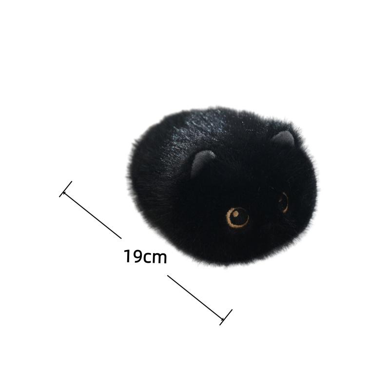 Katten Knuffels 19cm Gesimuleerde Driekleurige Kat Siamees Zwarte Kat Gevulde Pop Kawaii Bureau Decoratie Speelgoed Kinder Verjaardagscadeaus