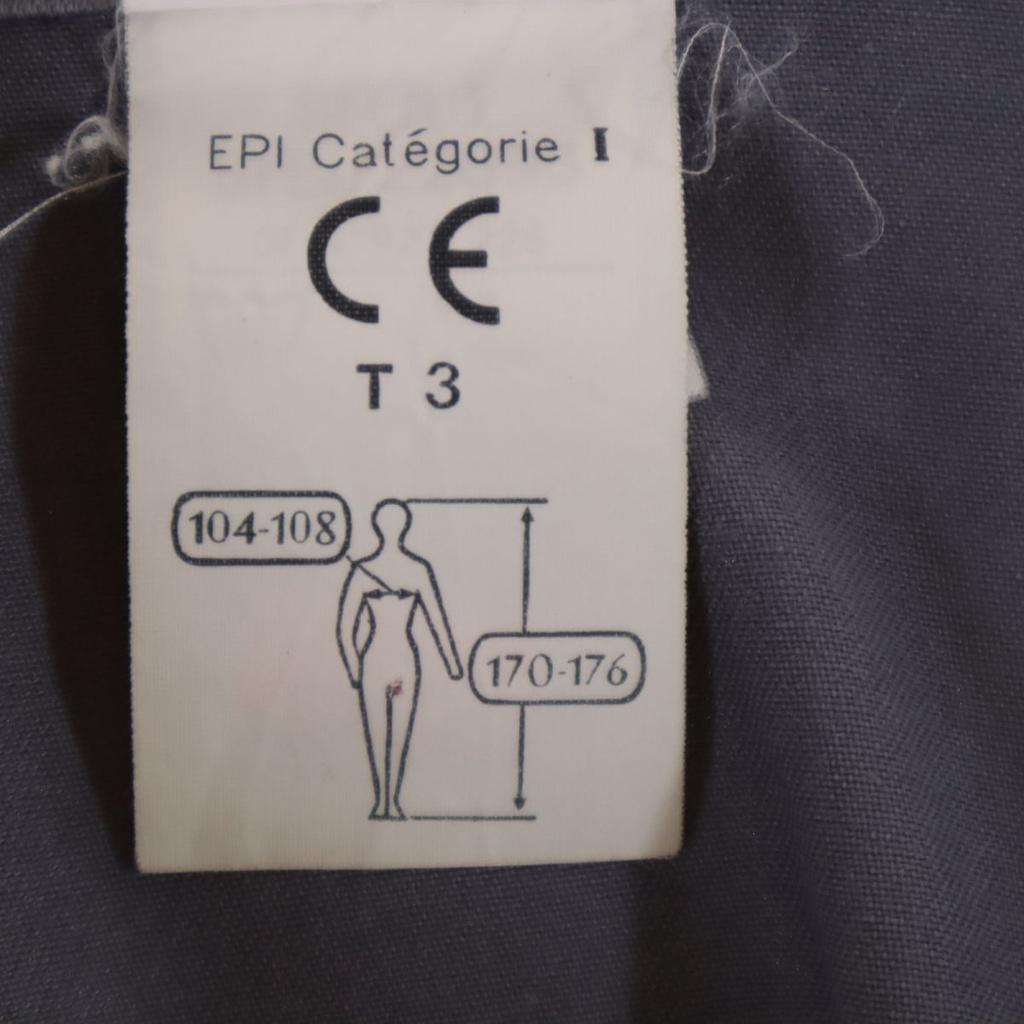 MULLIEZ 80s Euro Work Vintage With line Jacket 104-108 Gray Men's Used