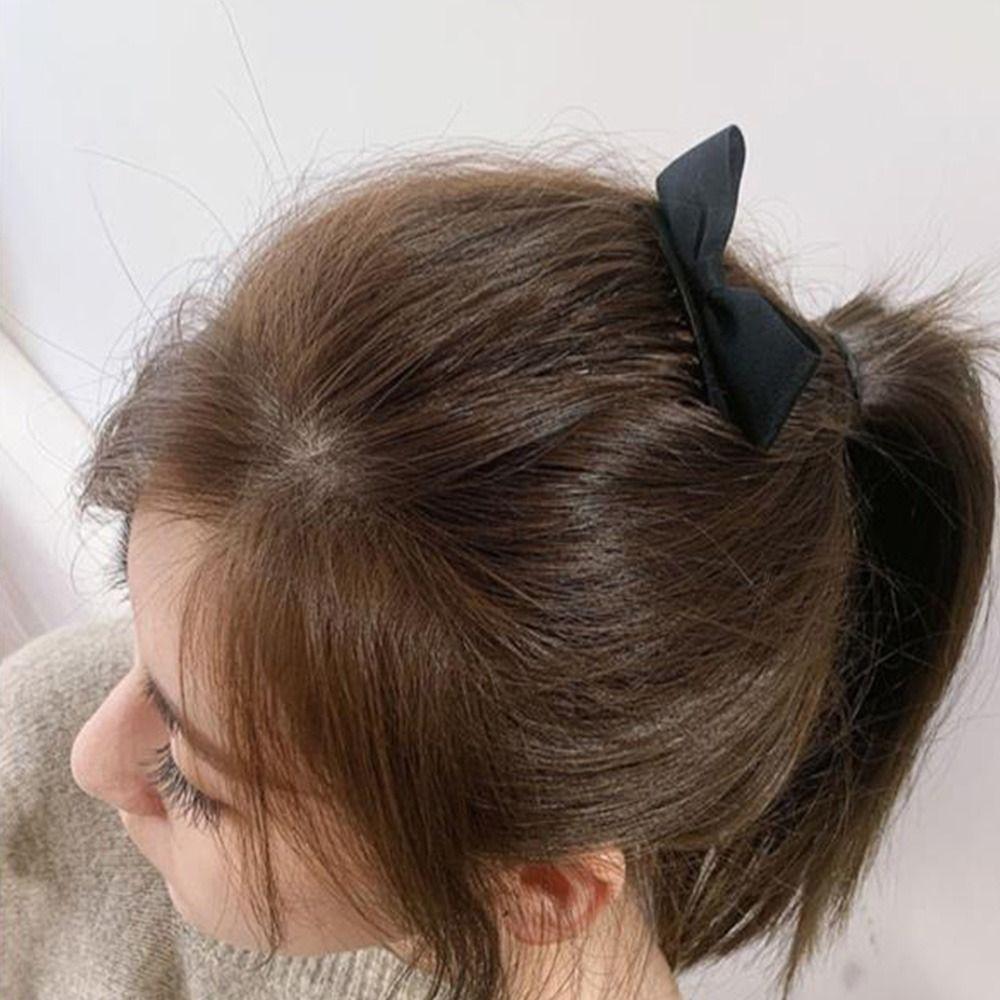 Bang Comb Sweet Hair Pin Styling Tools Broken Hairpin Retro Bowknot Hair Clip