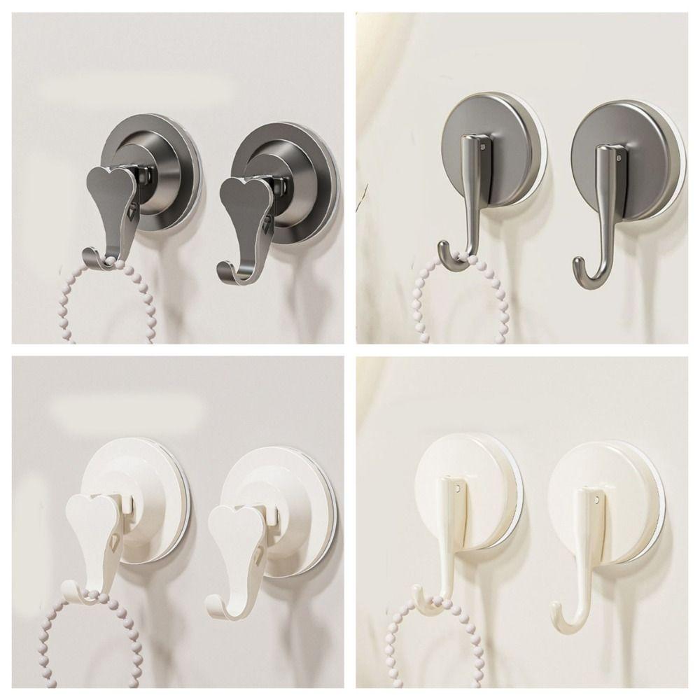 2PCS Strong Vacuum Suction Cup Hook Punch-free Wall Hanger Multifunctional Wall Mount Hook  Kitchen