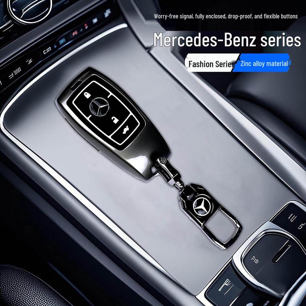 Mercedes-Benz Schlüsselabdeckung: Zinklegierung Silikon für A-Klasse, C-Klasse, E-Klasse