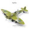 1/48 Seconde Guerre mondiale Américain Corsair Mustang Britannique Spitfire Hurricane Chasseur Allemand BF109 Kit Modèle d'Avion en Plastique à Assembler Jouet