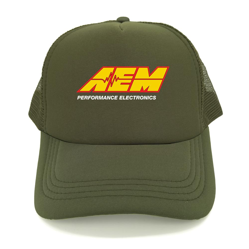 Aem Performance Electronics Trucker Cap Men Aem Hat Baseball Cap Unisex Outdoor Mesh Net Caps MZ-619