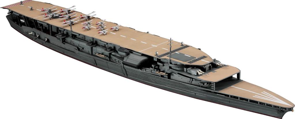 Hasegawa Japanese Navy Aircraft Carrier Akagi Triple Deck with Carrier Aircraft Set Plastic Model 30072 1/700 (Biplane) (Ship)