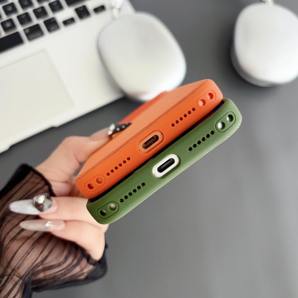Magnetic TechWoven Case For 18 17 Pro Max 16 15 14 Plus For Magsafe Wireless Charging Technology Woven Shockproof Cover