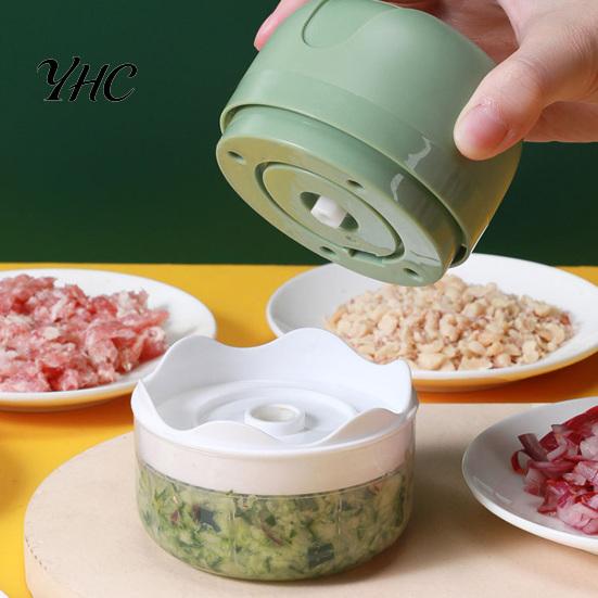 Kitchen Supplies Electric Garlic Press Wireless Water-proof Plastic Simple Gadget Operation Meat Grinder Tools Blender