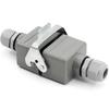 Rechteckiger Heavy Duty Stecker 6-polig Stoßverbindung Typ He-06 Wasserdichter Buchsenstecker für die Industrie 16A