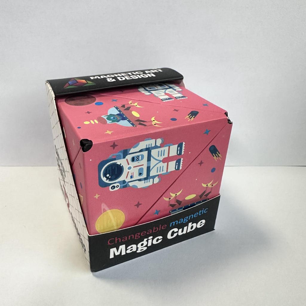 Cub Geometric Magnetic 3D - Jucărie Educativă pentru Copii și Ameliorator de Stres