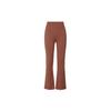 Sportswear Chill Knit Solid High-Waisted Knit Flared Casual Pants Women Bottoms Sunrise-Red FN4686-825