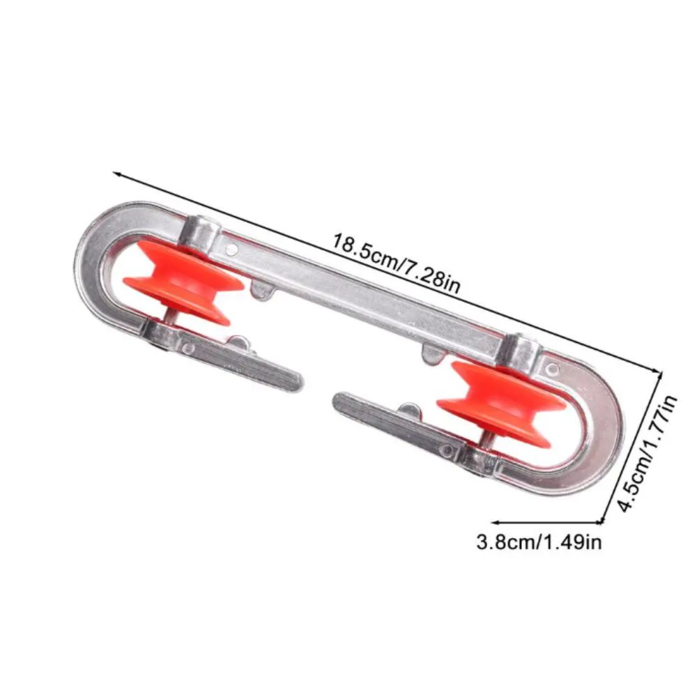Heavy Duty Clothesline Separator Aluminum Plastic Clothesline Spreader Clothesline Pulley Balcony
