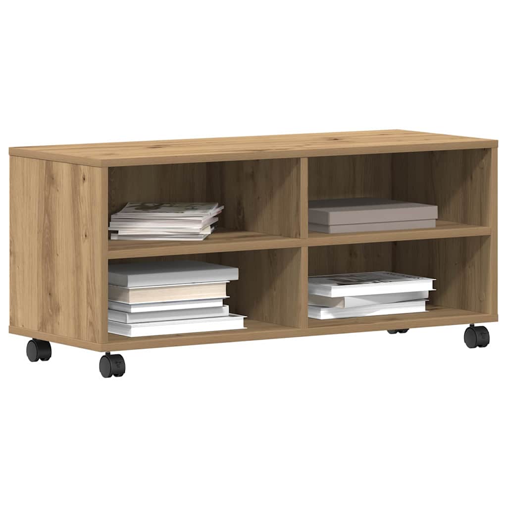 TV-Ständer 90 x 35 x 40,5 cm Braun Konstruktionsholz
