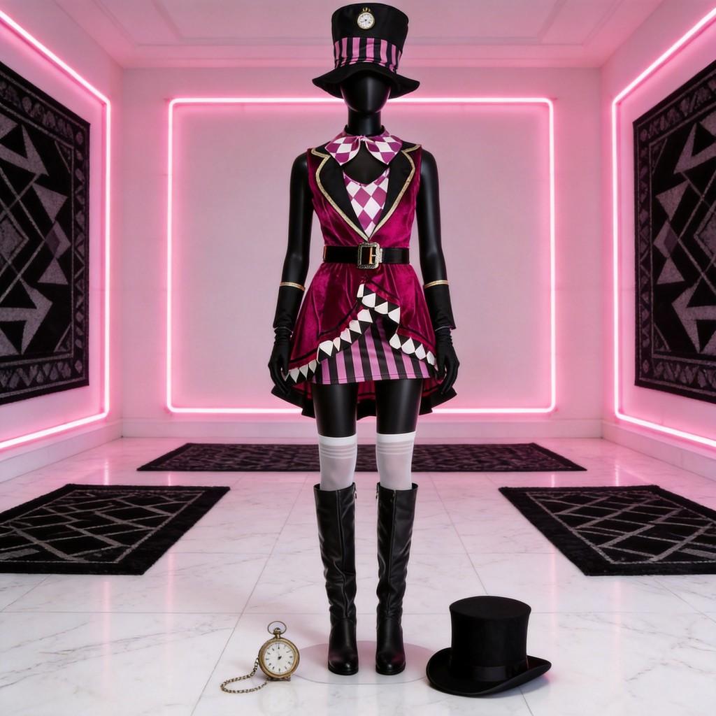 Costume da Mago Cosplay da Donna per Spettacolo Teatrale