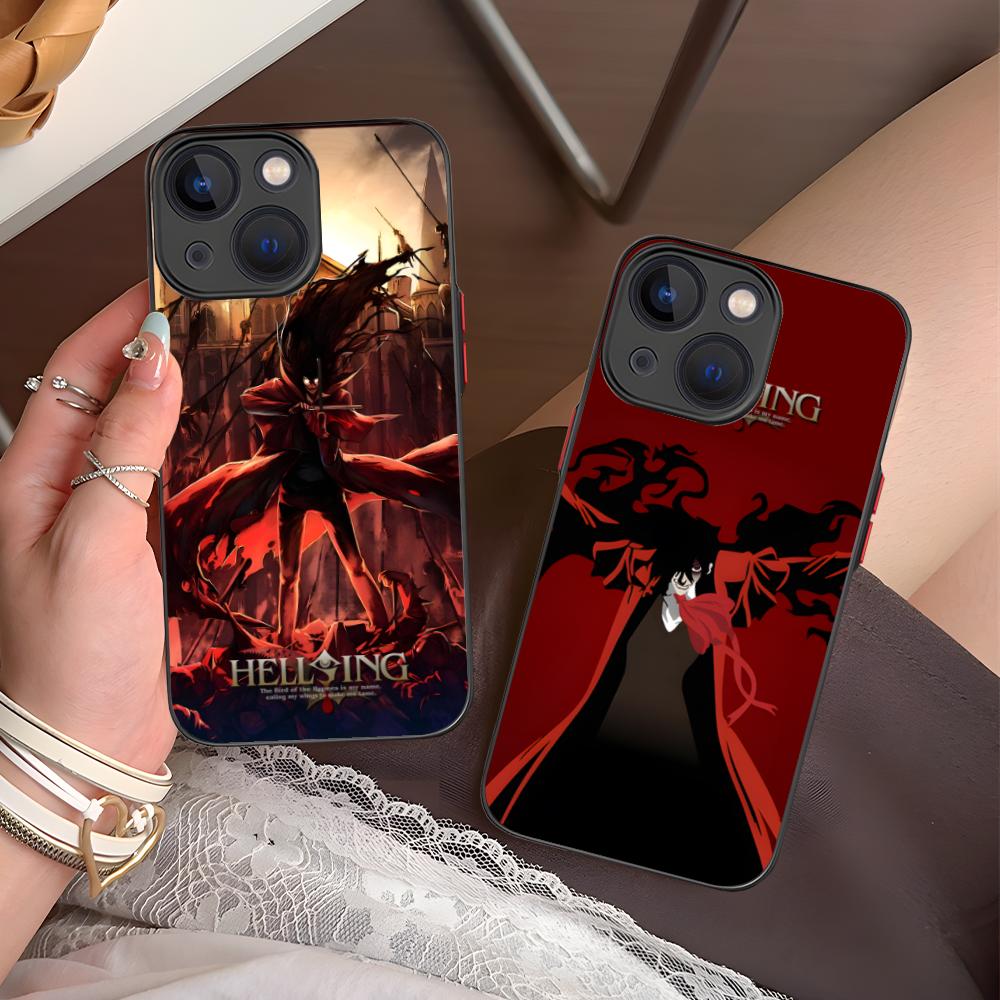 Alucard Hellsing Mobile Phone Case for iPhone 16 15 14 13 12 11 X XR XS 8 7 Pro Max Plus Mini Colour Printing Silicone Cover