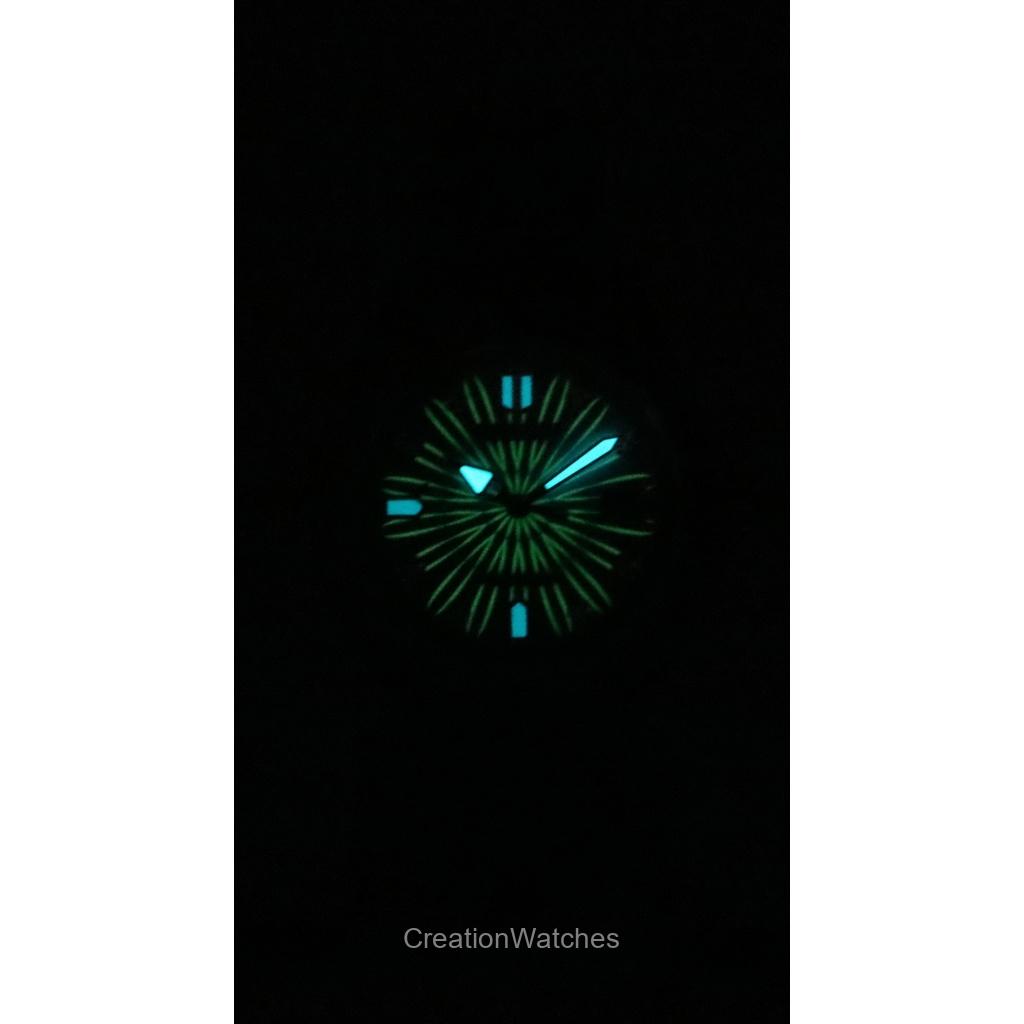 Citizen Marine Eco-Drive Crystal Accents Stainless Steel Green Dial FE6170-88L 100M Women's Watch