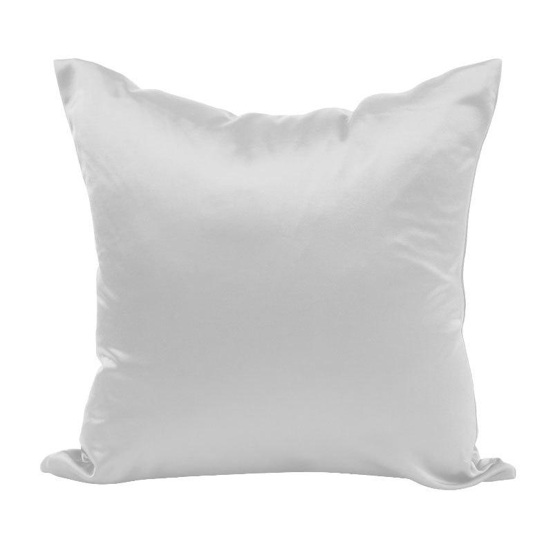 100% Satin Silk-Like Pillowcase Cover 40x40cm 45x45 50x50 60x60cm Solid Smooth Cushion for Sofa Bed Chair Home Decor Pillow Case
