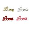 10PCS Metal Love English Letter Nail Art Charms Accessories Supplies Nails Decoration Product Parts Manicure Decor Materials