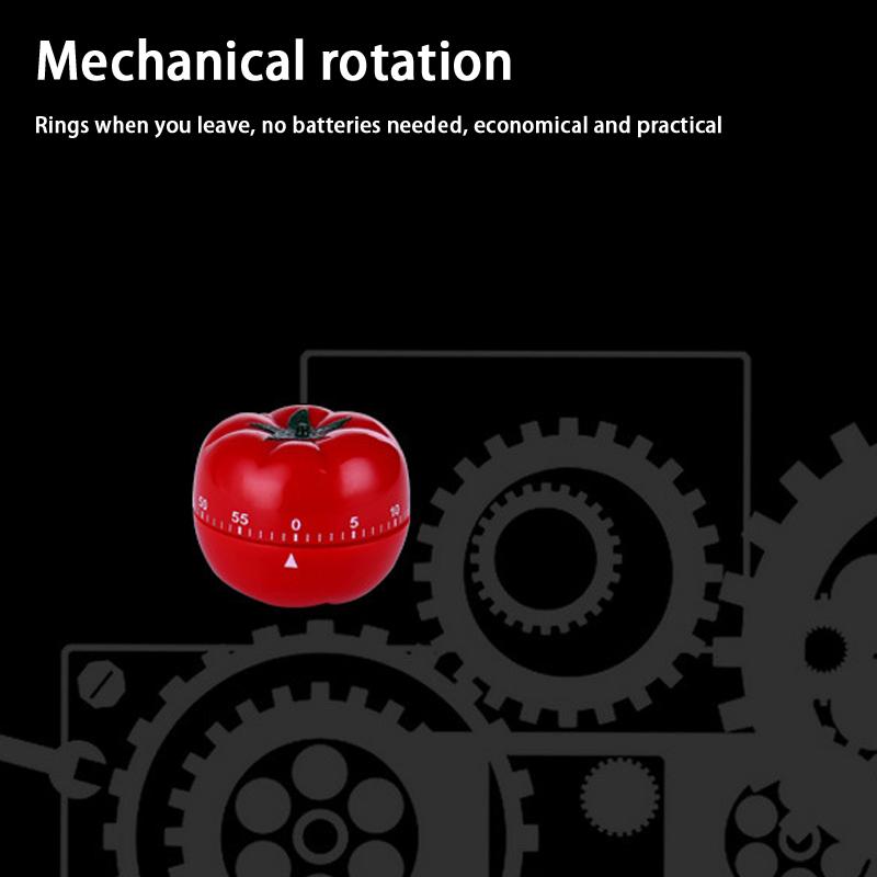 Rajčatový časovač Elektronická kuchyňská připomínka Pomodoro Mechanický odpočítávací budík Kuchyňský nástroj na vaření Herní časovač Hodiny