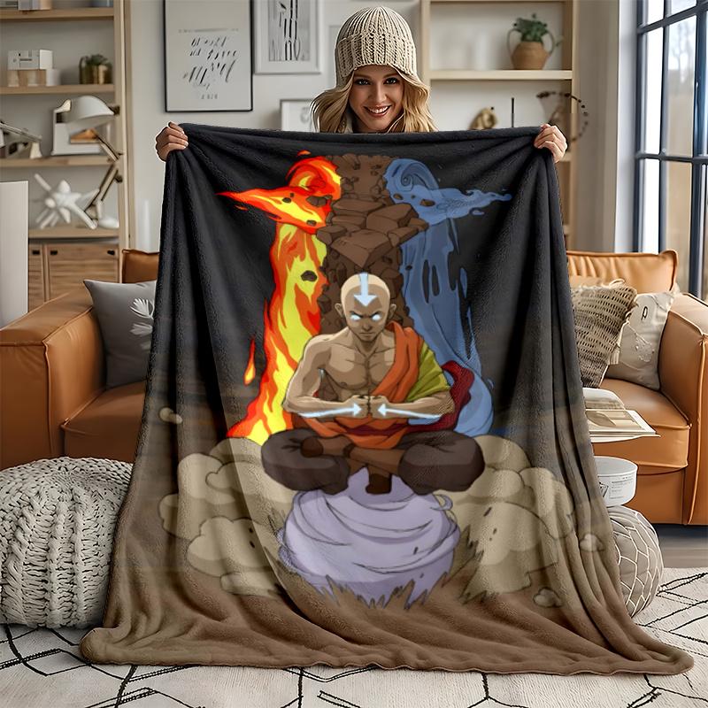 Avatar Der Letzte Airbender Ultra Weiche Flanell-Kuscheldecke Warme Gemütliche Decke für Bett Sofa oder Outdoor bestes Geschenk