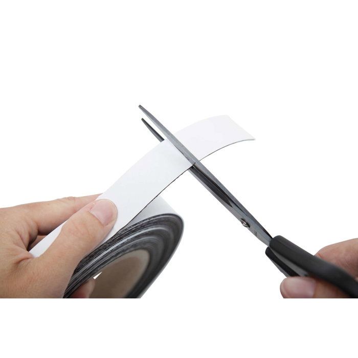 Bande magnétique - MAUL - HEBEL - 10 m - 25 mm - 1 mm - une face autocollante