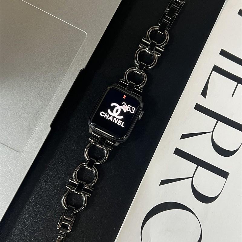 Per Apple Apple Watchs10 Ciambella Metallo Acciaio Cinturino Iwatch98765Se Cinturino O-Catena