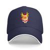 Christmas Reindeer Embroidered Baseball Cap Black Cotton Adjustable Hat Holiday Fashion Design for Adults