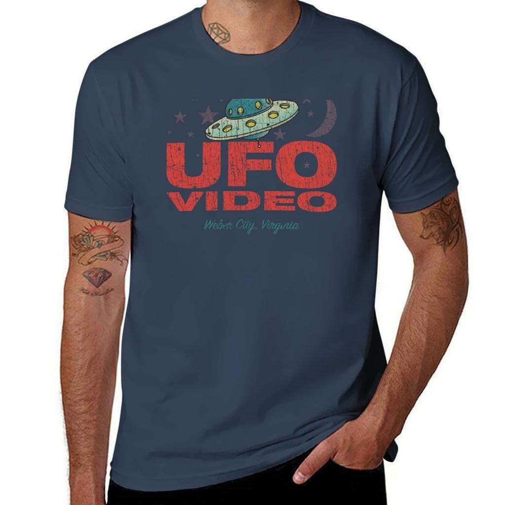 UFO Video 1982 T-Shirt anime tshirt t shirt man plain man t shirt cotton high quality T-Shirt