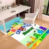 Tappeto Personalizzato con Stampa Numberblocks - Morbido, Lavabile, Antiscivolo, per Interni, Soggiorno, Casa e Ufficio, Tappeto Decorativo