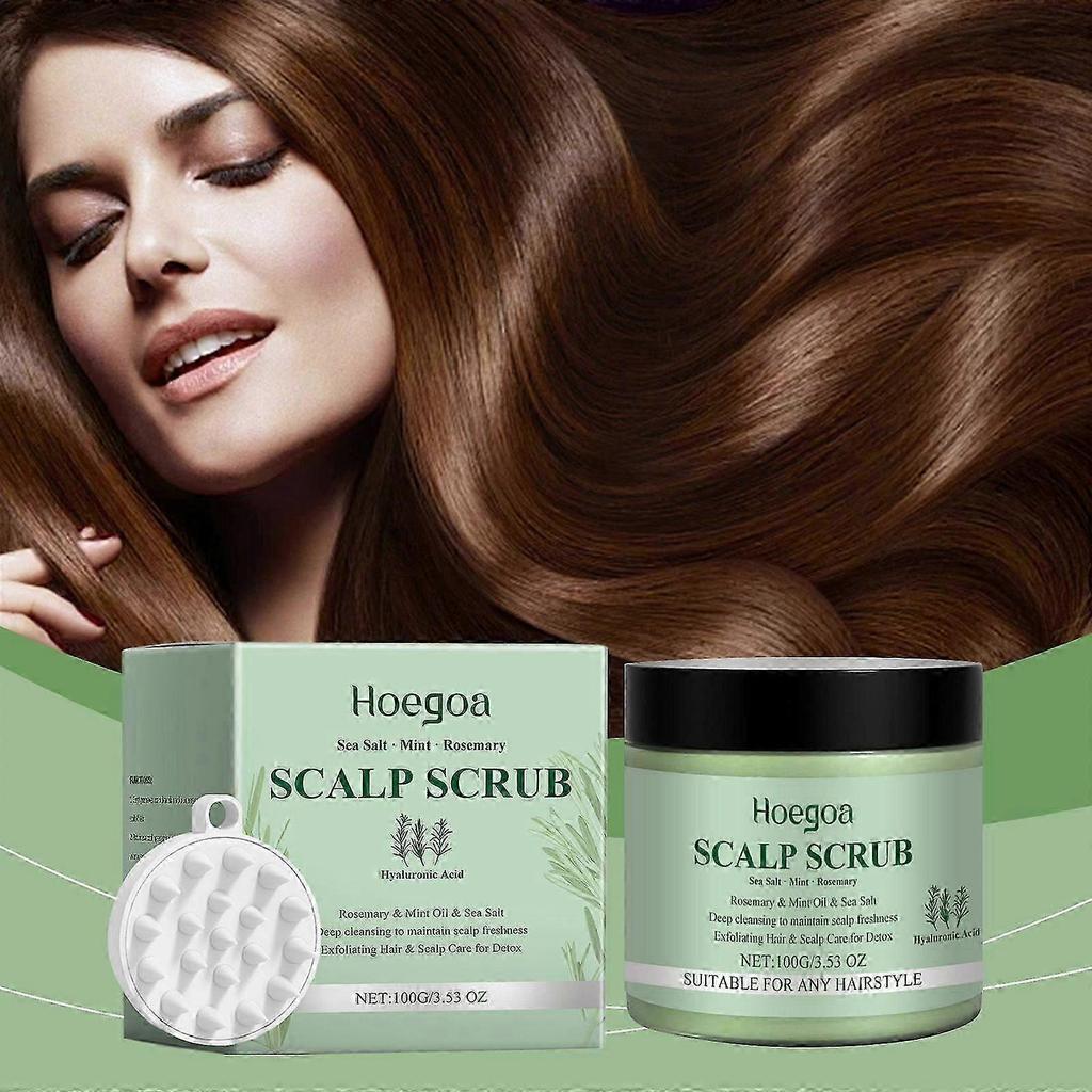 Gentle Rosemary Scalp Scrub Cleansing, Hydrating & Refreshing for Healthy Hair