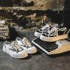 Canvas Shoes for Women 2024 Autumn Platform Casual Female Sneakers Ladies Retro Flat Lace Up Vulcanized Shoes Zapatos De Mujer