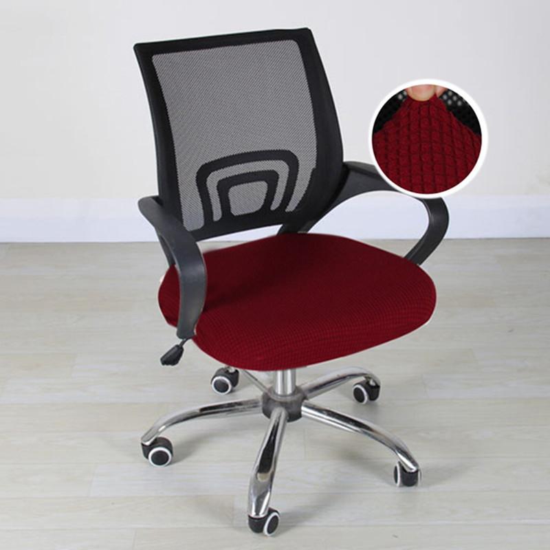 Spandex Seat Covers for Office Chair, Computer Chair Slipcover, Armchair Protector, Seat Cover, Elastic Office Chair Cover