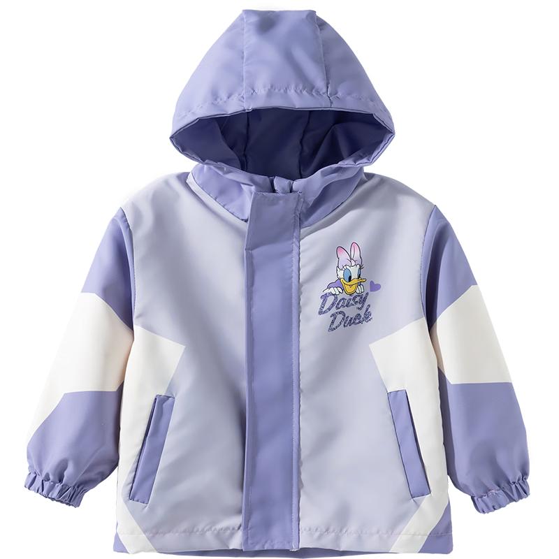 Disney Girls  Cartoon 3-in-1 Hooded Jacket 110/56