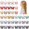 40 Style Butterfly Hair Clips Print Alloy Hairpin Simulated Pearl Bow Hair Clip Kids Hairbangs Diy Korean Accessories