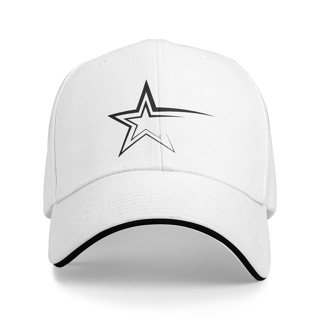 Pentagram Baseball Cap Adjustable Casual Sandwich Baseball Cap High Quality Truck Driver Cap Couple Ladies Street Style