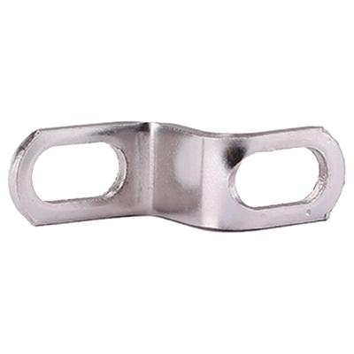 Exhaust Bracket Motorcycle Motorcycle Exhaust Mounting Bracket, Z Shape Muffler Clamp, Stainless Steel Silver