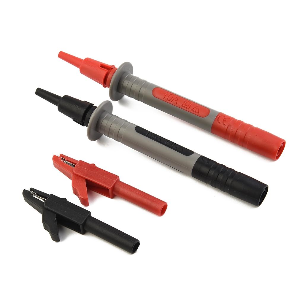 Premium Multimeter Test Leads with Clips and 2mm Probes 12 in 1 Kit