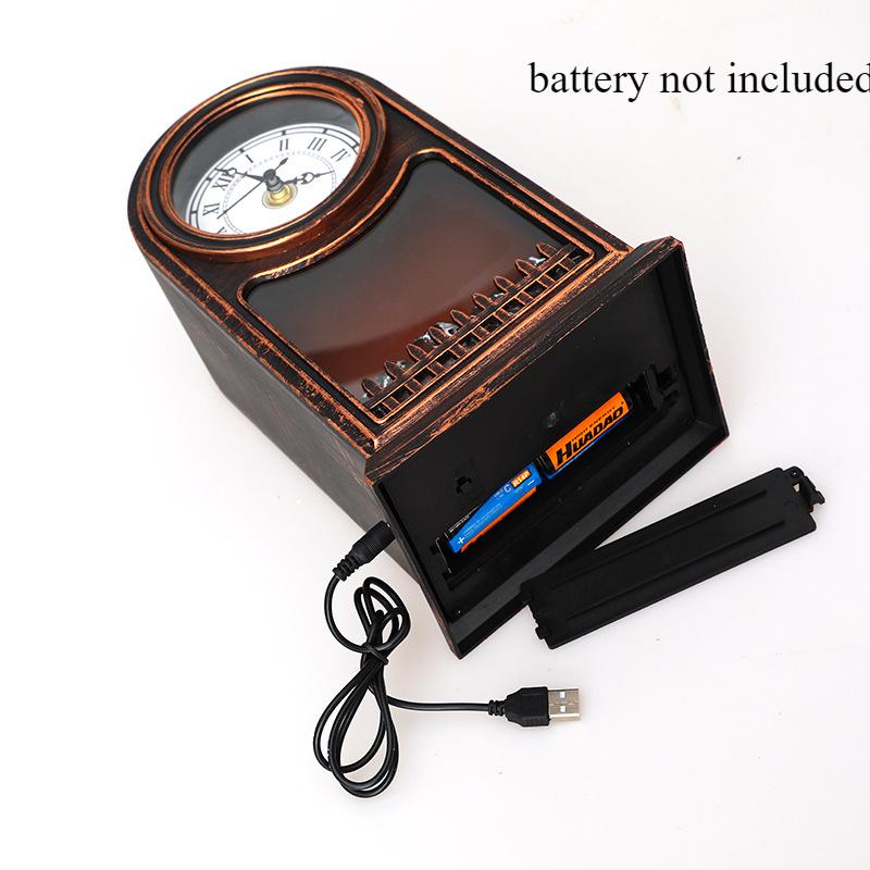 Sahne Düzeni Şömine Işıkları Noel Ev Masaüstü Atmosferi Şömine Işıkları Rüzgar Işıkları Vitrin Pencereleri Dekoratif Aksesuarlar