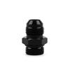Male Adapter AN6 6AN Fitting Black ORB-6 /-10 /-10 O-ring Boss to AN8 8AN AN1010/ 6061-T6 aluminum  Flare fiting Car Accessories