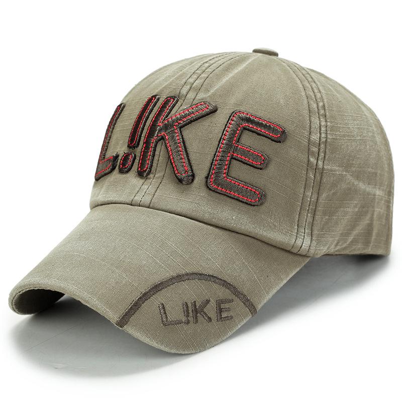 Trendy Distressed Embroidered Letter Baseball Cap for Men and Women