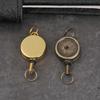 Key Ring Anti-Lost Accessories Belt Clip Key Chain Badge Reel Clip ID Card Holder Badge Holder