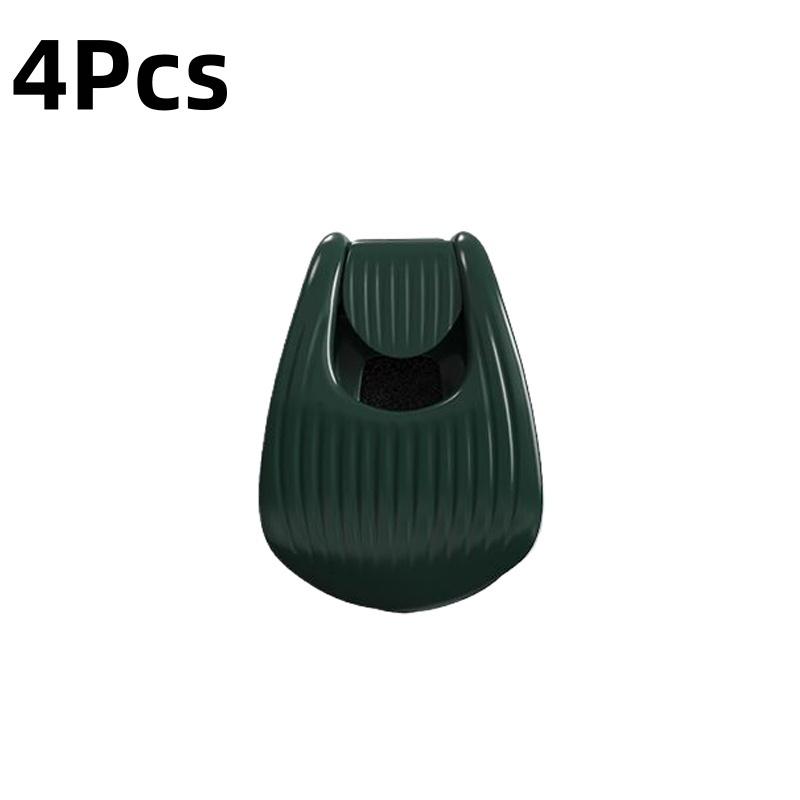 2/4/6Pcs Fishing Rod Holder Fixer Clip Compact Design Fishing Pole Holder Multiple Packets Adjustable Fish Rod Fixer