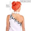 Orange Fluffy Short Curly Hair Pack Chemical Fiber Synthetic Wig | Fashion Retro Theme Stage Party Style Wig