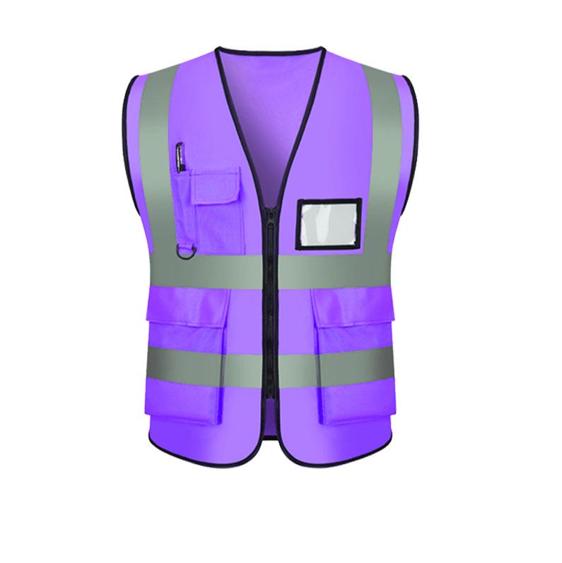 Multi-Pocket Reflective Vest for Drivers, Sanitation, Traffic, Cycling & Construction