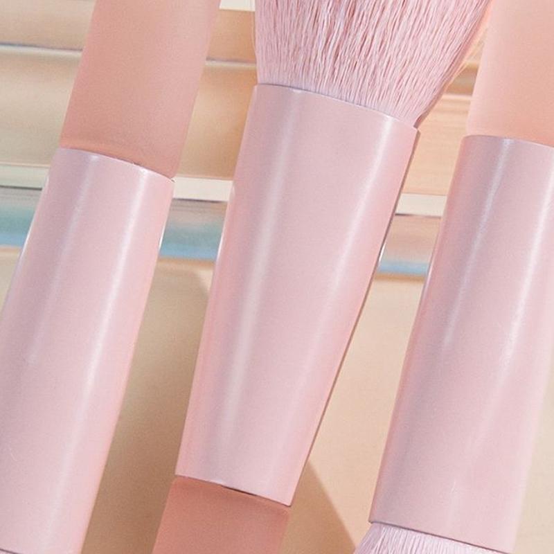 10 Pcs Mini Cherry Blossom Makeup Brush Facial Makeup Makeup Brush Concealer Foundation Eyeshadow Brush Set Travel Makeup Brush