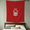 Nottingham Forest FC Wall Tapestry Aesthetic Wall Hanging Printed Fabric Blanket Decorative Tapestries for Bedroom Living Room Home Decor