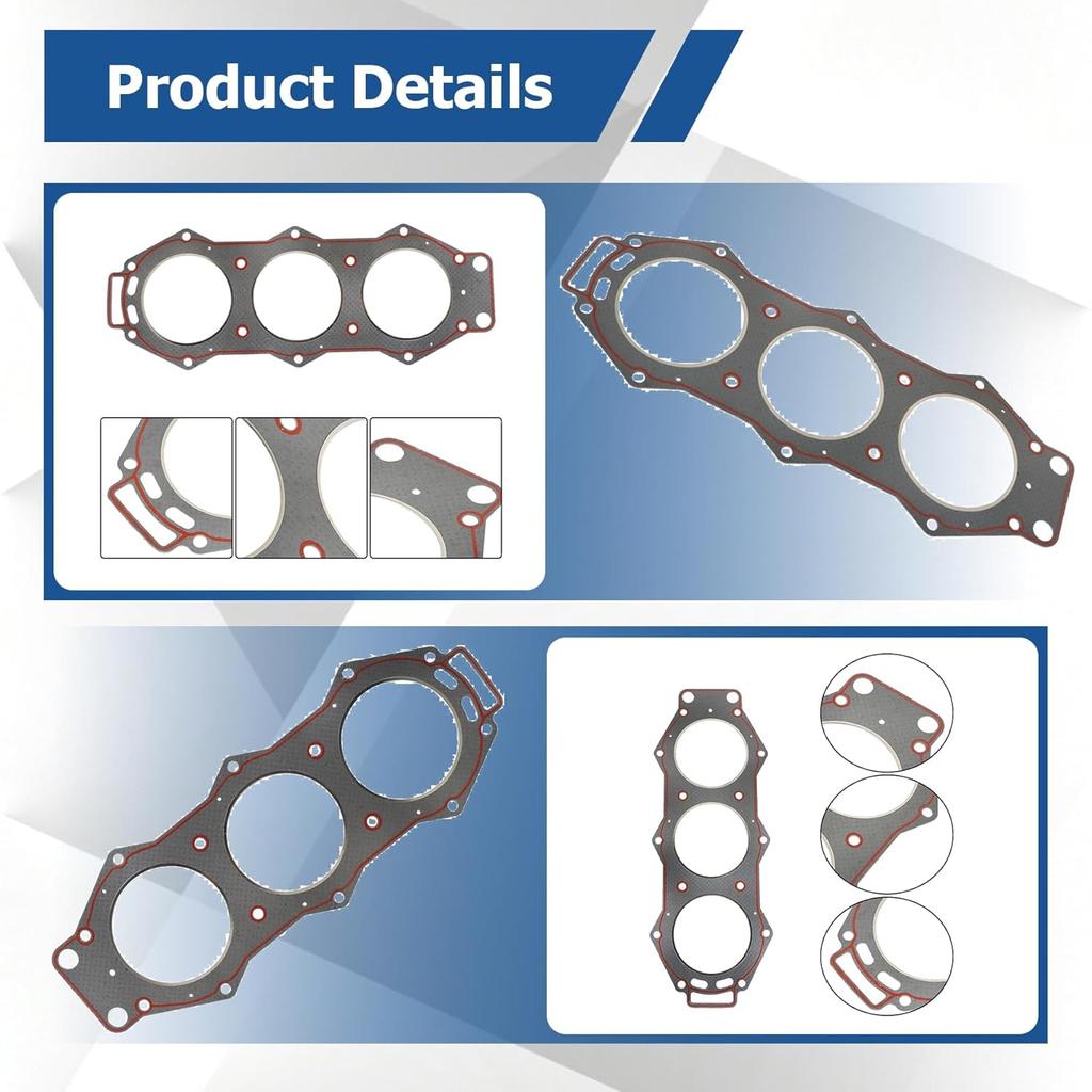 Head Gasket Replacement for Yamaha 150-225hp 6G5-11181-A0-00, 6G5-11181-A3-00