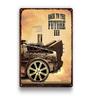 Back To The Future Poster Metal Tin Sign Vintage Home Decor Movie Wall Sticker Metal Plaque Retro Iron Painting Room Decor 30x40