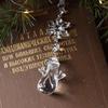 Nuovi Ornamenti per Albero di Natale Fiocco di Neve e Ghiacciolo in Acrilico