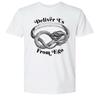 EGO, 100 Percent Cotton T-shirt, White, Unisex