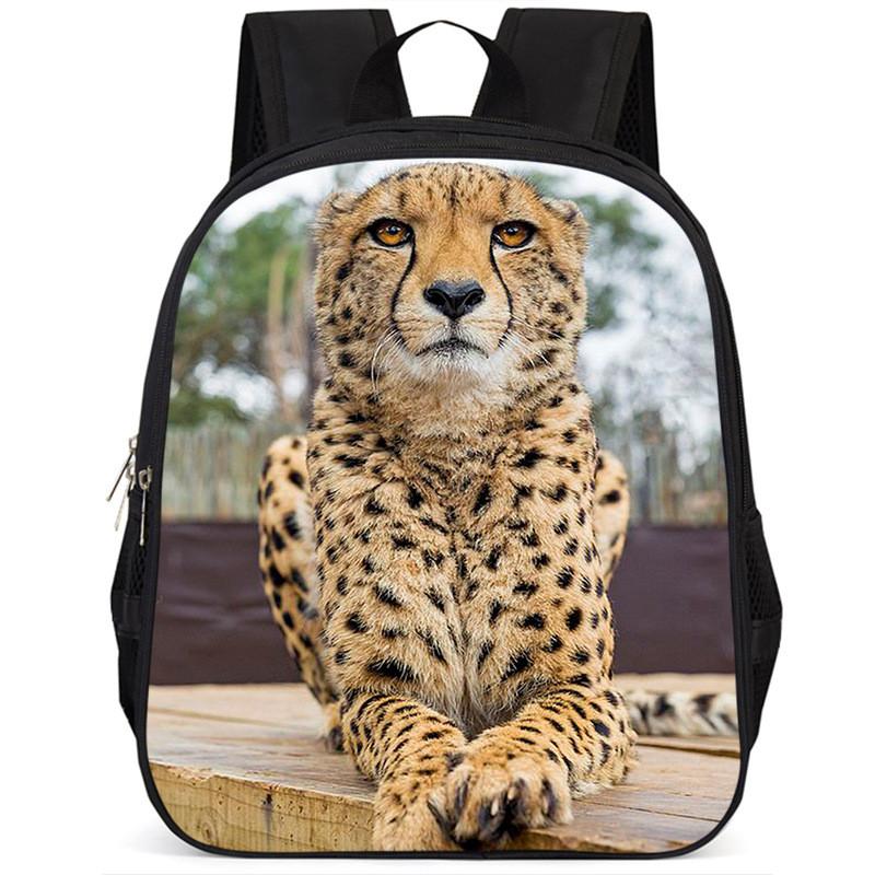 

Large Capacity Oxford Fabric Leopard Backpack For School Boys And Girls Style O