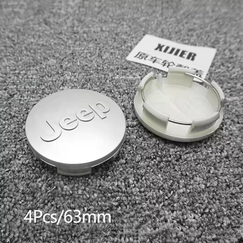 

4Pcs Original Car Wheel Center Hub Cap Cover For Jeep Renegade Compass Grand Cherokee Wrangler jk Gladiator Patriot Liberty